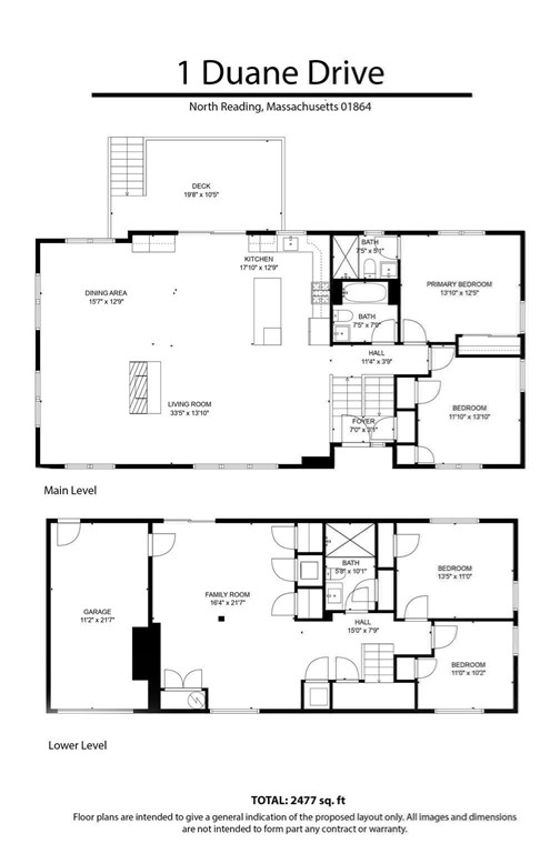 1 Duane Dr, North Reading MA 01864-1505 exterior