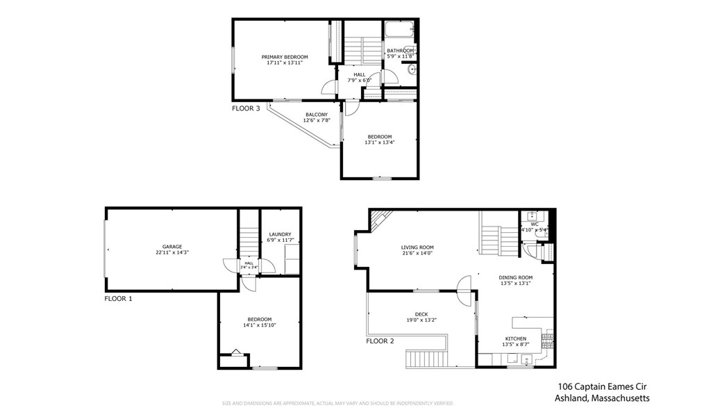 106 Captain Eames Cir, Ashland MA 01721-1980 exterior