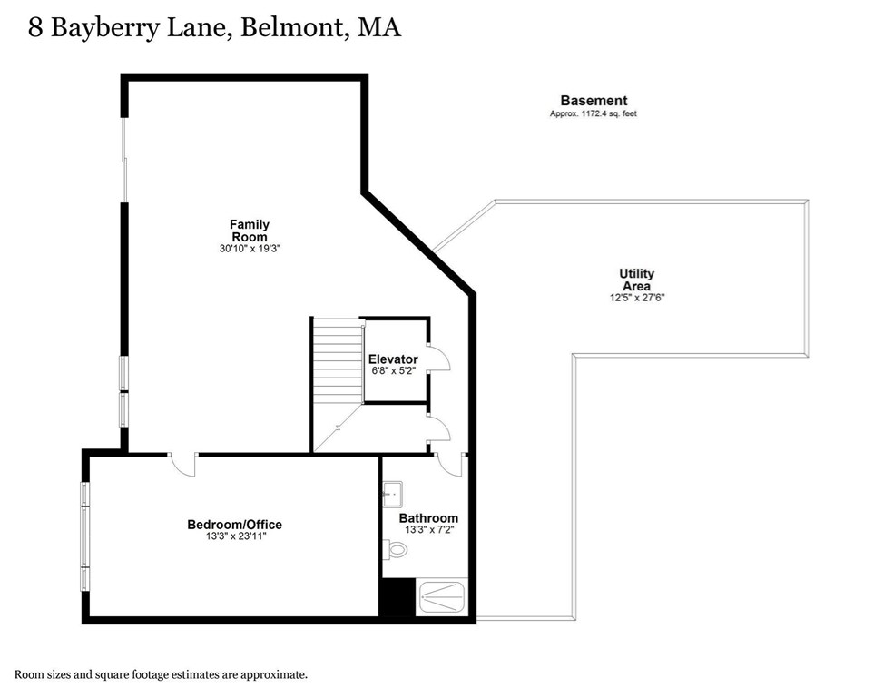 8 Bayberry Ln, Belmont MA  02478-1051 exterior