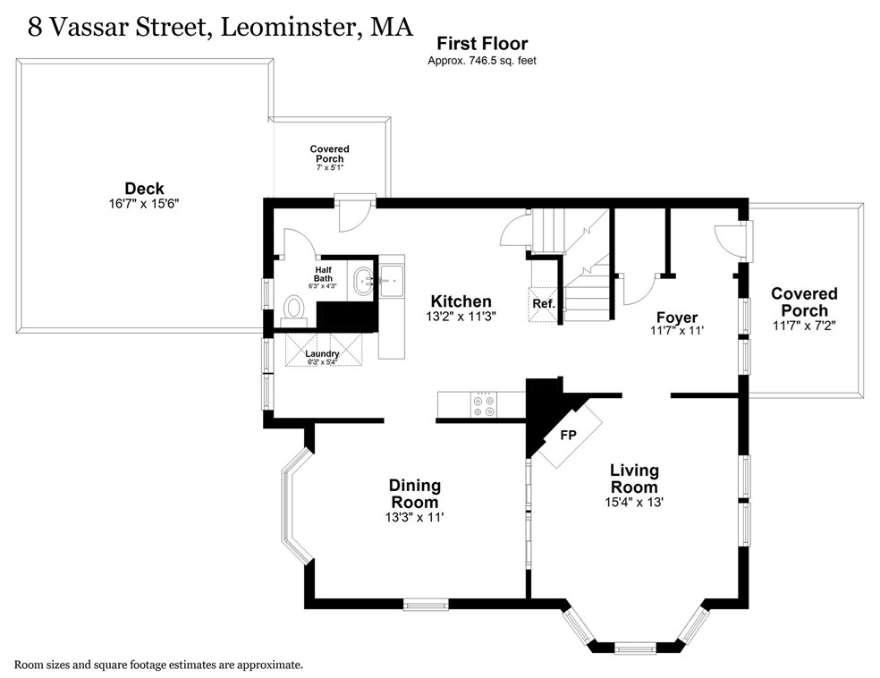 8 Vassar St, Leominster MA 01453 exterior