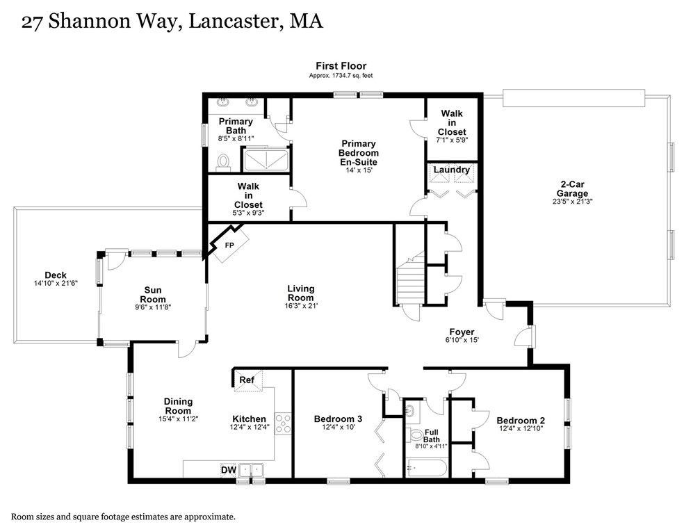 27 Shannon Way, Lancaster MA 01523-2952 exterior