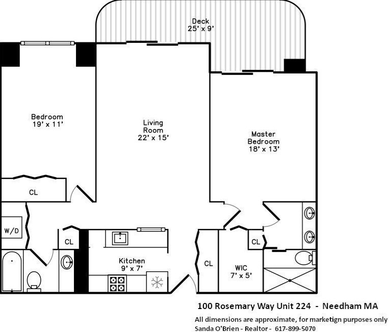 100 Rosemary Way, Needham MA 02494-1210 exterior