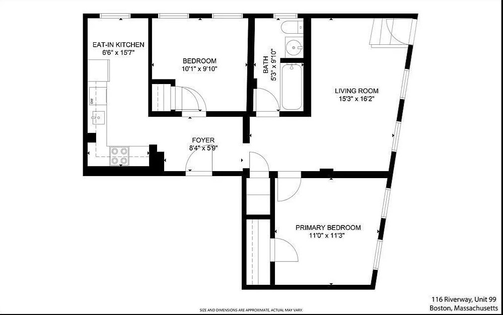 116 Riverway, Boston MA  exterior