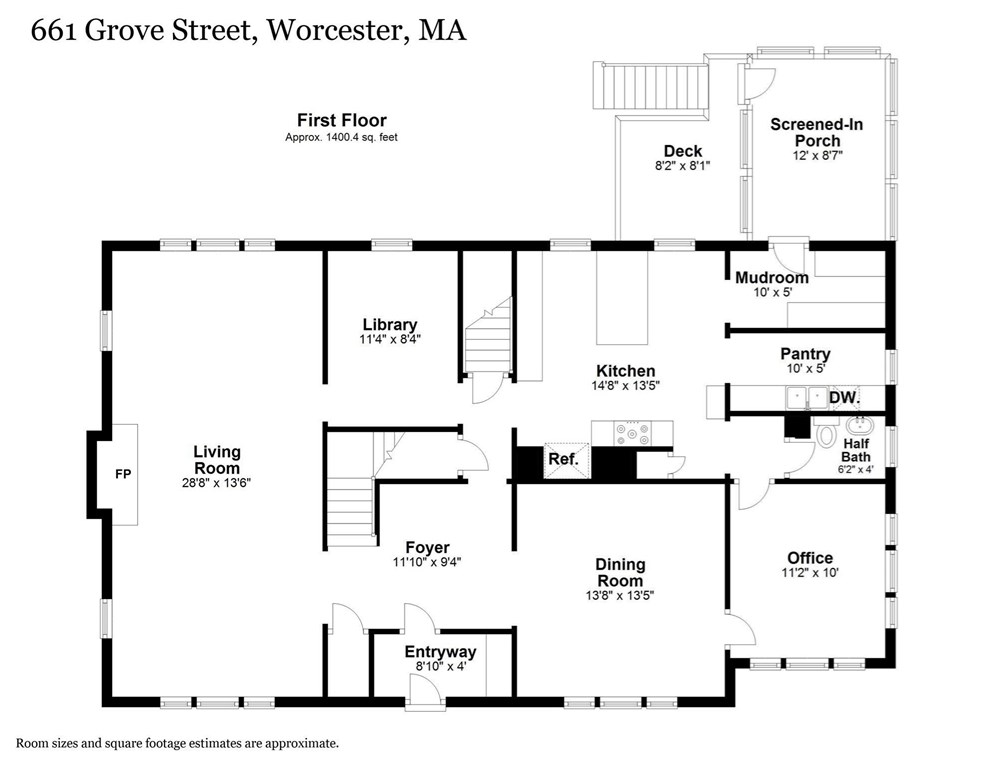 661 Grove St, Worcester MA 01605-2600 exterior