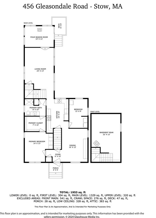 456 Gleasondale Rd, Stow MA  01775-1437 exterior