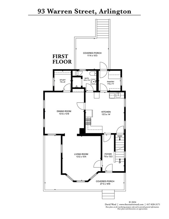 93 Warren St, Arlington MA 02474-5235 exterior