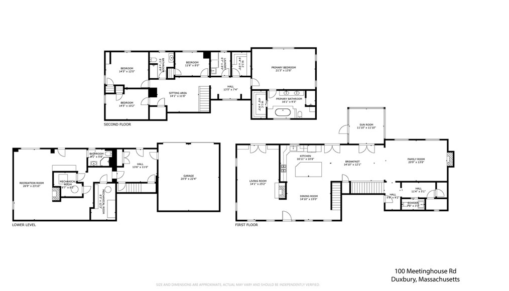 100 Meetinghouse Rd, Duxbury MA 02332-4436 exterior