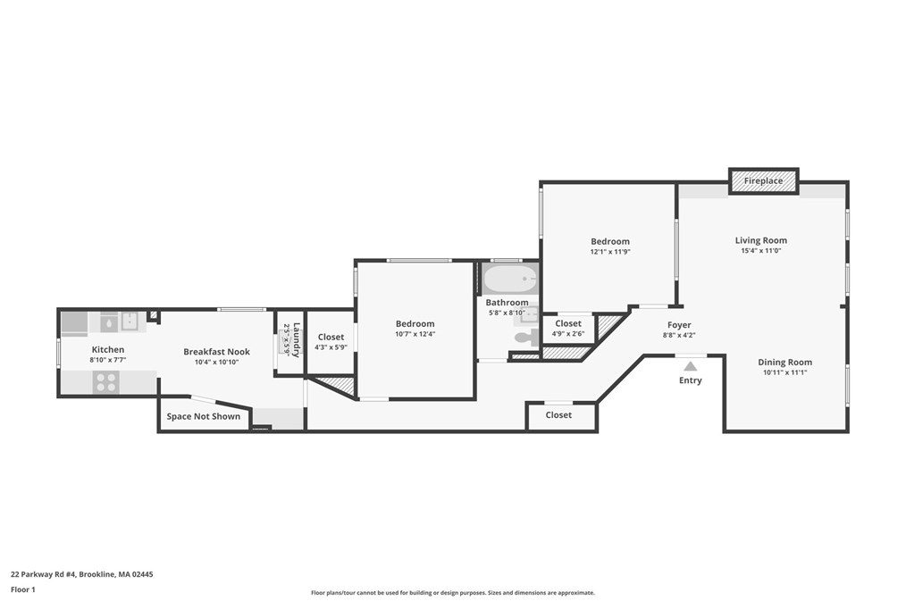 22 Parkway Rd, Brookline MA  02445-5405 exterior