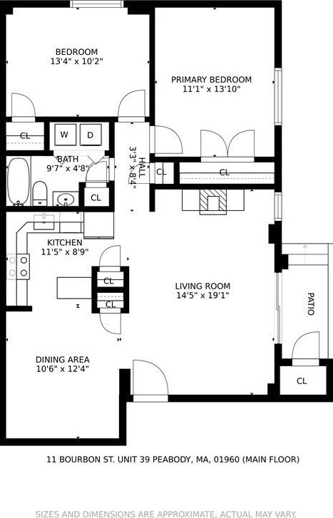 11 Bourbon St, Peabody MA  01960-7428 exterior