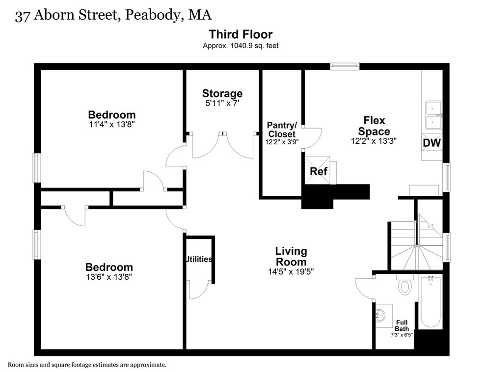 37 Aborn St, Peabody MA 01960-6041 exterior