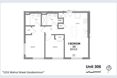 1151 Walnut St #306, Newton, MA 02461 - Photo 3