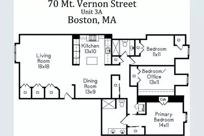 70 Mt Vernon #3A, Boston, MA 02108 - Photo 15