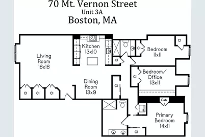 70 Mt Vernon #3A, Boston, MA 02108 - Photo 15