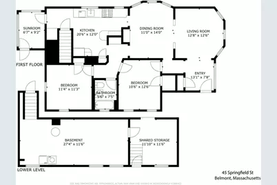 45 Springfield Street #1, Belmont, MA 02478 - Photo 27