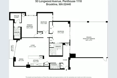 50 Longwood Ave #PH 1118, Brookline, MA 02446 - Photo 25