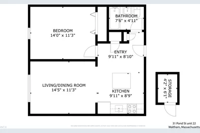 31 Pond St #22, Waltham, MA 02451 - Photo 13