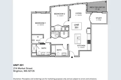 214 Market St #201, Boston, MA 02135 - Photo 17