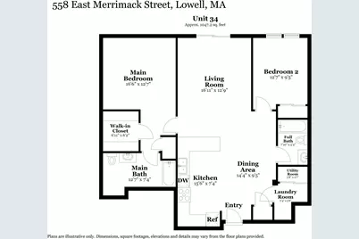 558 E Merrimack St #34, Lowell, MA 01852 - Photo 37
