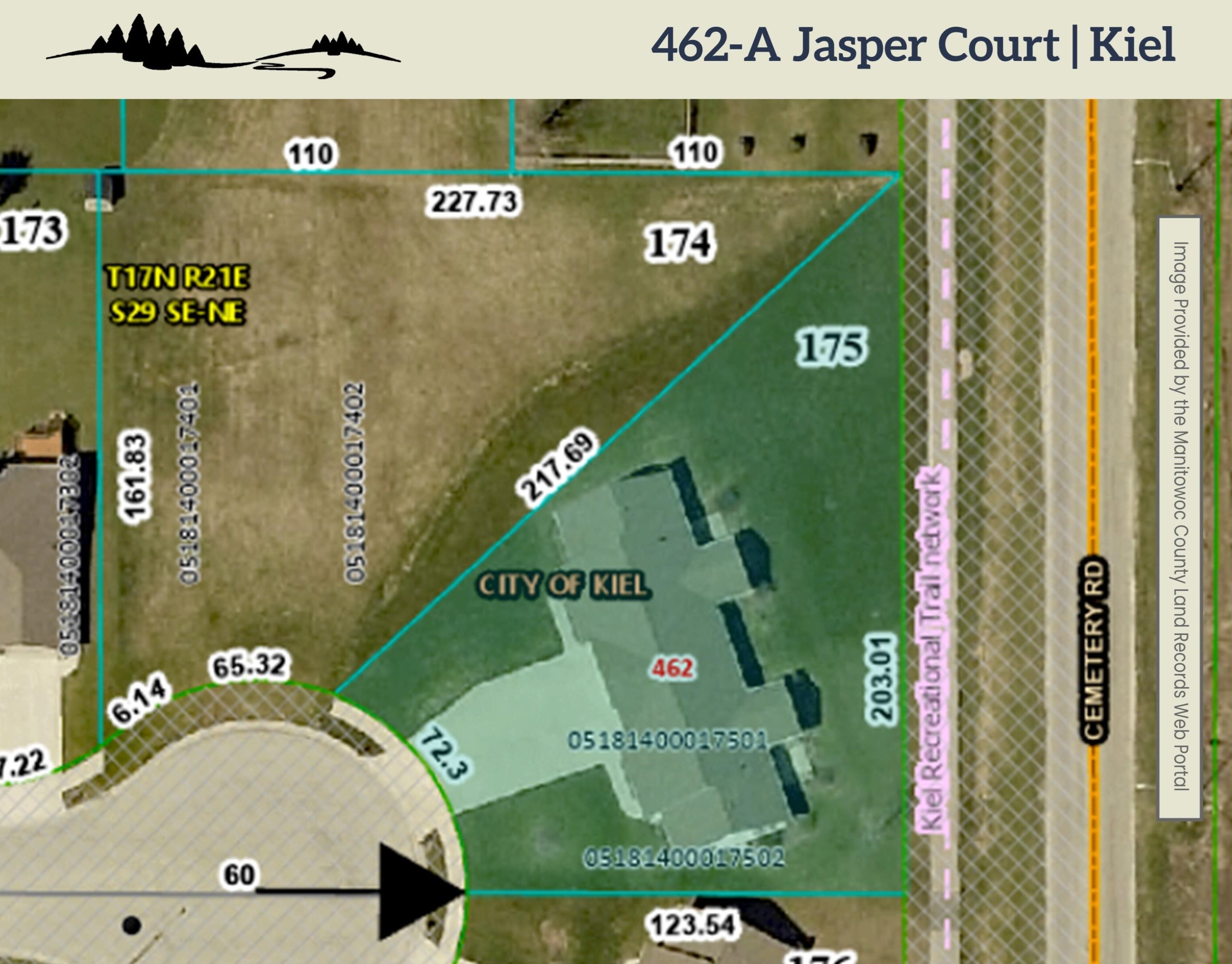 462 Jasper Ct, Kiel WI  53042-1698 exterior