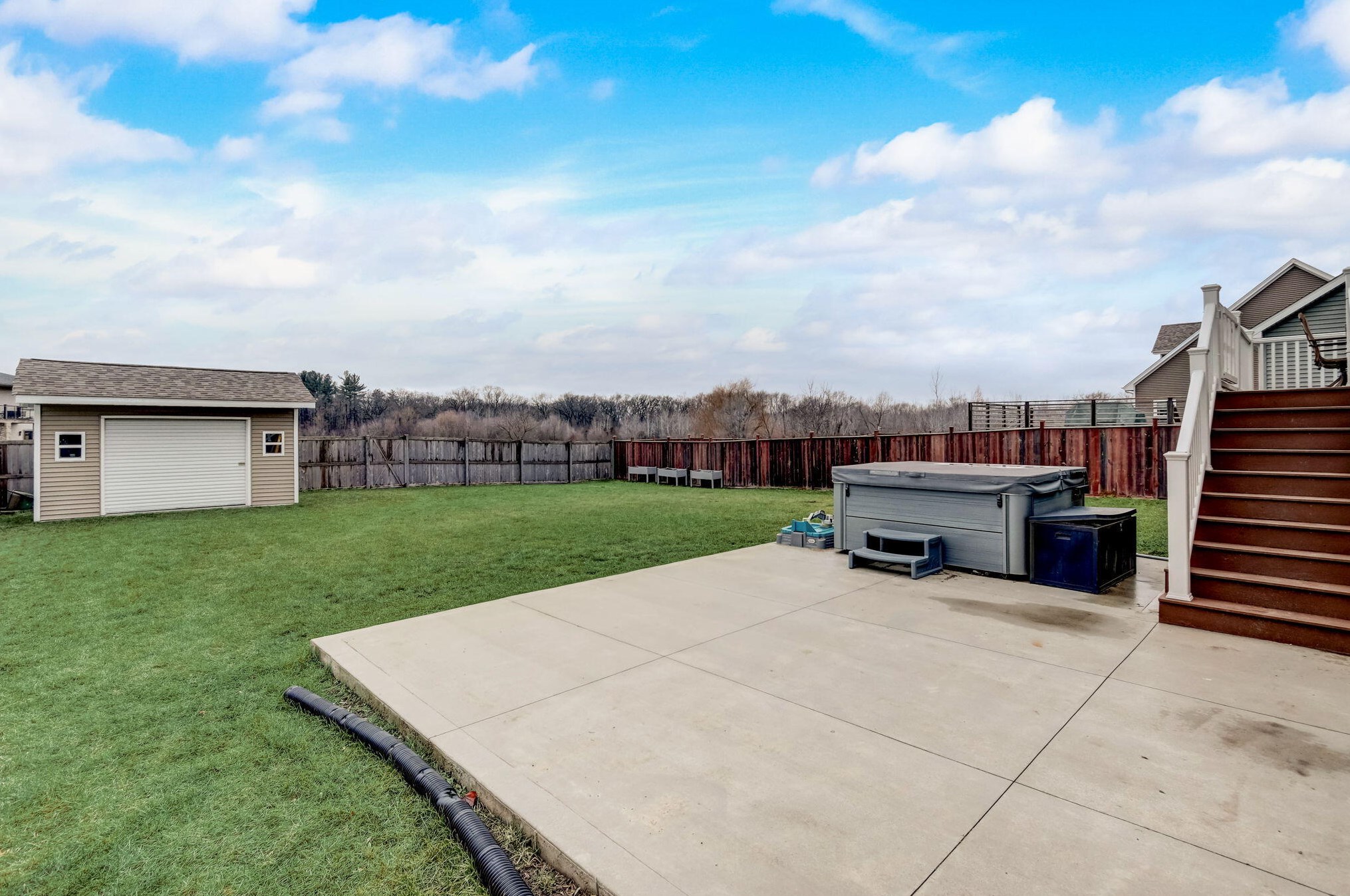 1573 Barbara St, Lyons WI  53105-9480 exterior
