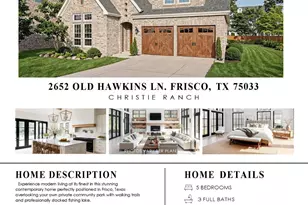 2652 Old Hawkins Ln, Frisco, TX 75033 - Photo 3