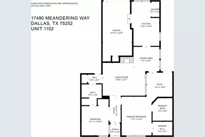 17490 Meandering Way #1102, Dallas, TX 75252 - Photo 3