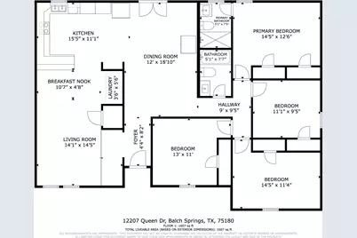 12207 Queen Drive, Balch Springs, TX 75180 - Photo 37