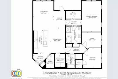 1735 Wittington Place #1406, Farmers Branch, TX 75234 - Photo 15