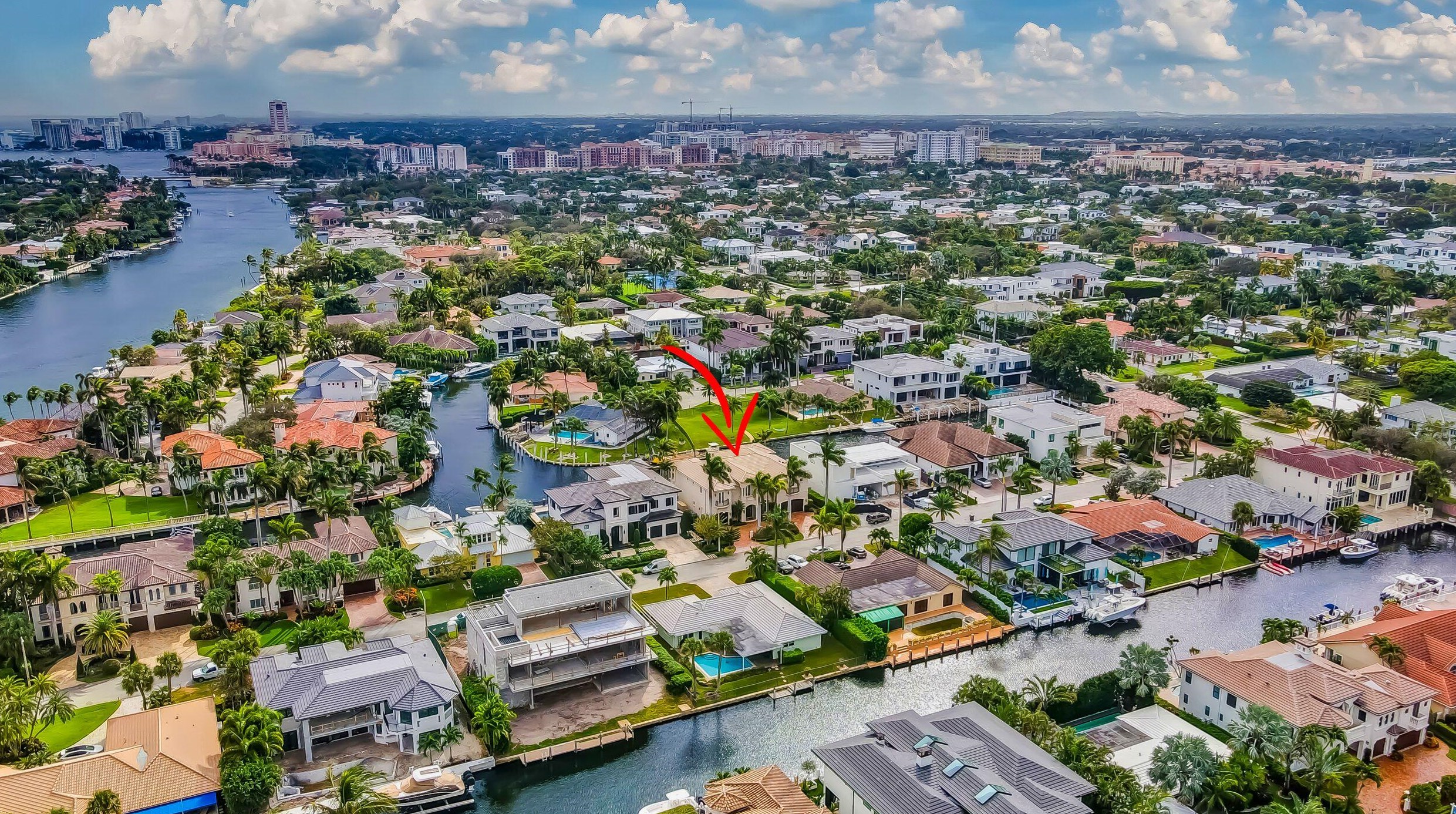 540 Golden Harbour Dr, Boca Raton FL  33432-2942 exterior