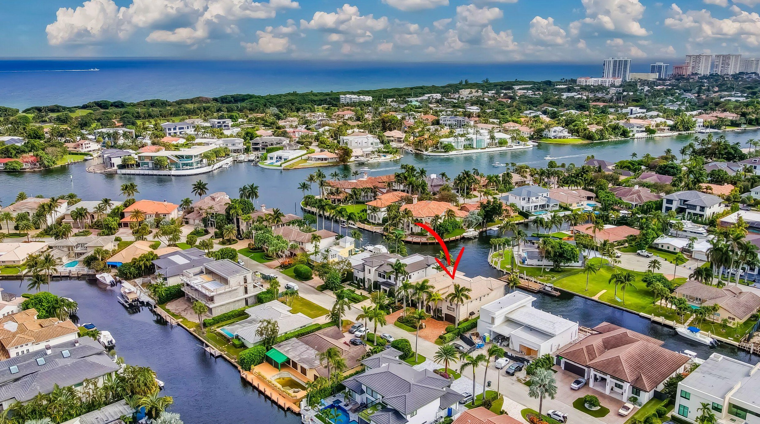 540 Golden Harbour Dr, Boca Raton FL  33432-2942 exterior