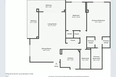 500 Bayview Drive, Unit #1521, Sunny Isles Beach, FL 33160 - Photo 31