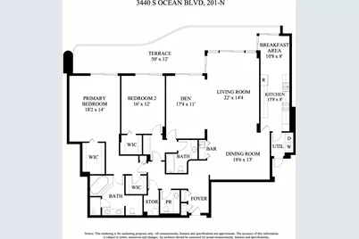 3440 S Ocean Boulevard, Unit #201N, Palm Beach, FL 33480 - Photo 35