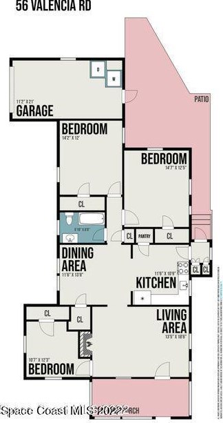 56 Valencia Rd, Melbourne FL  32904-3329 exterior