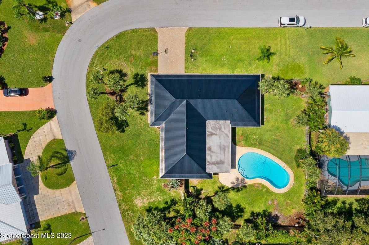 591 Spindle Palm Dr, Melbourne FL  32903-3855 exterior