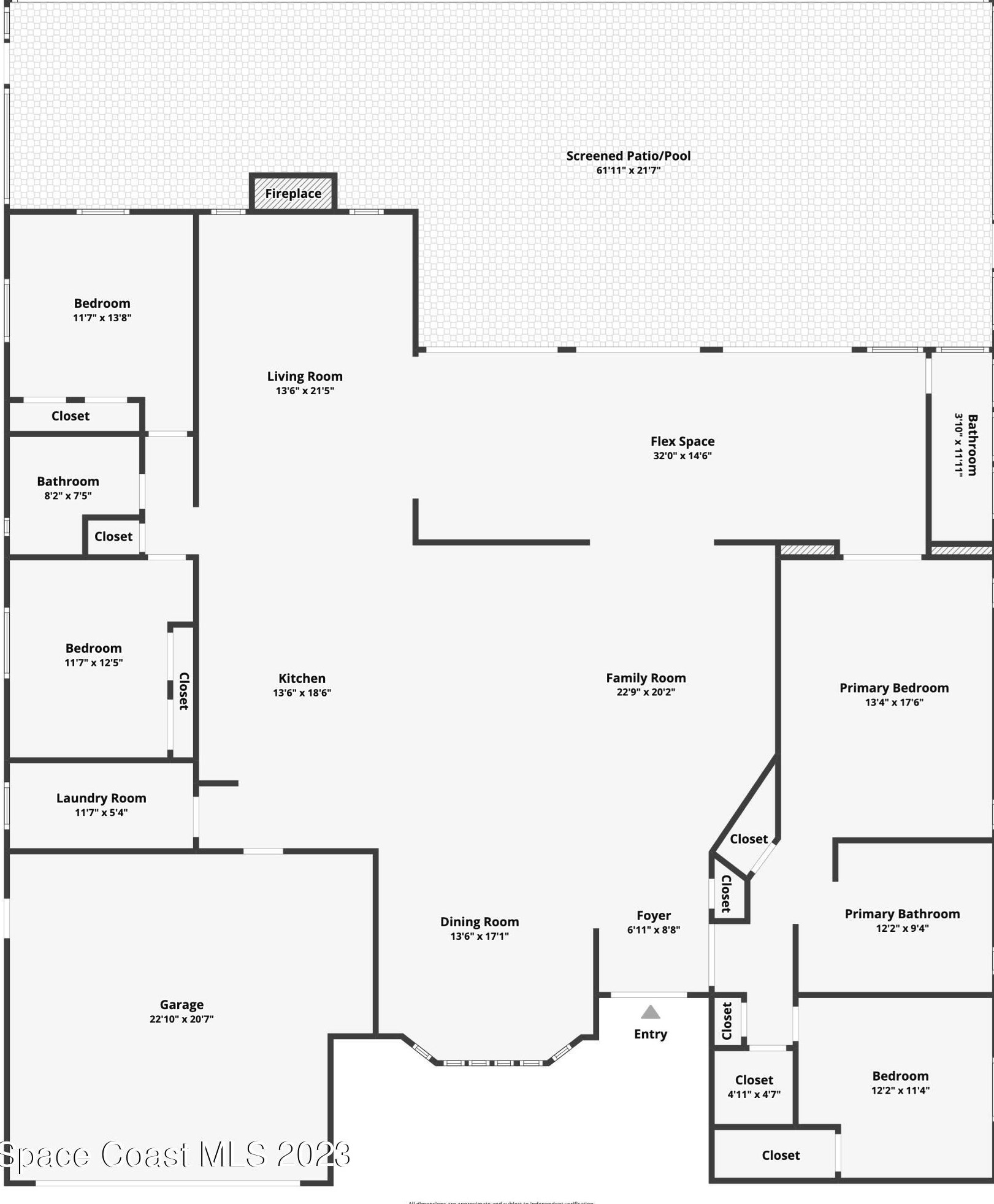 572 Spindle Palm Dr, Melbourne FL  32903-3855 exterior