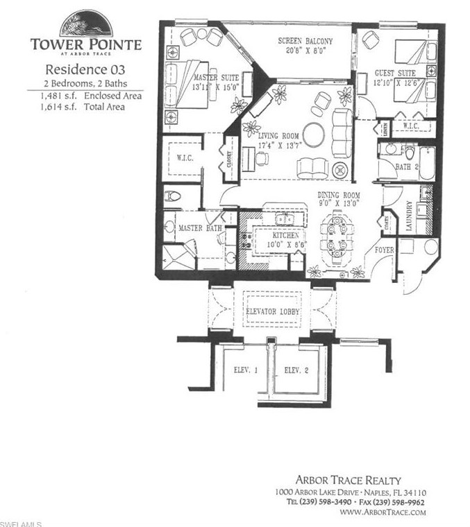 1001 Arbor Lake Dr, Naples FL  34110-7038 exterior