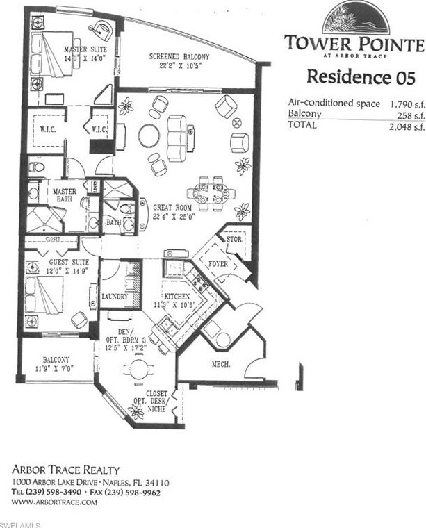 1001 Arbor Lake Dr, Naples FL  34110-7038 exterior
