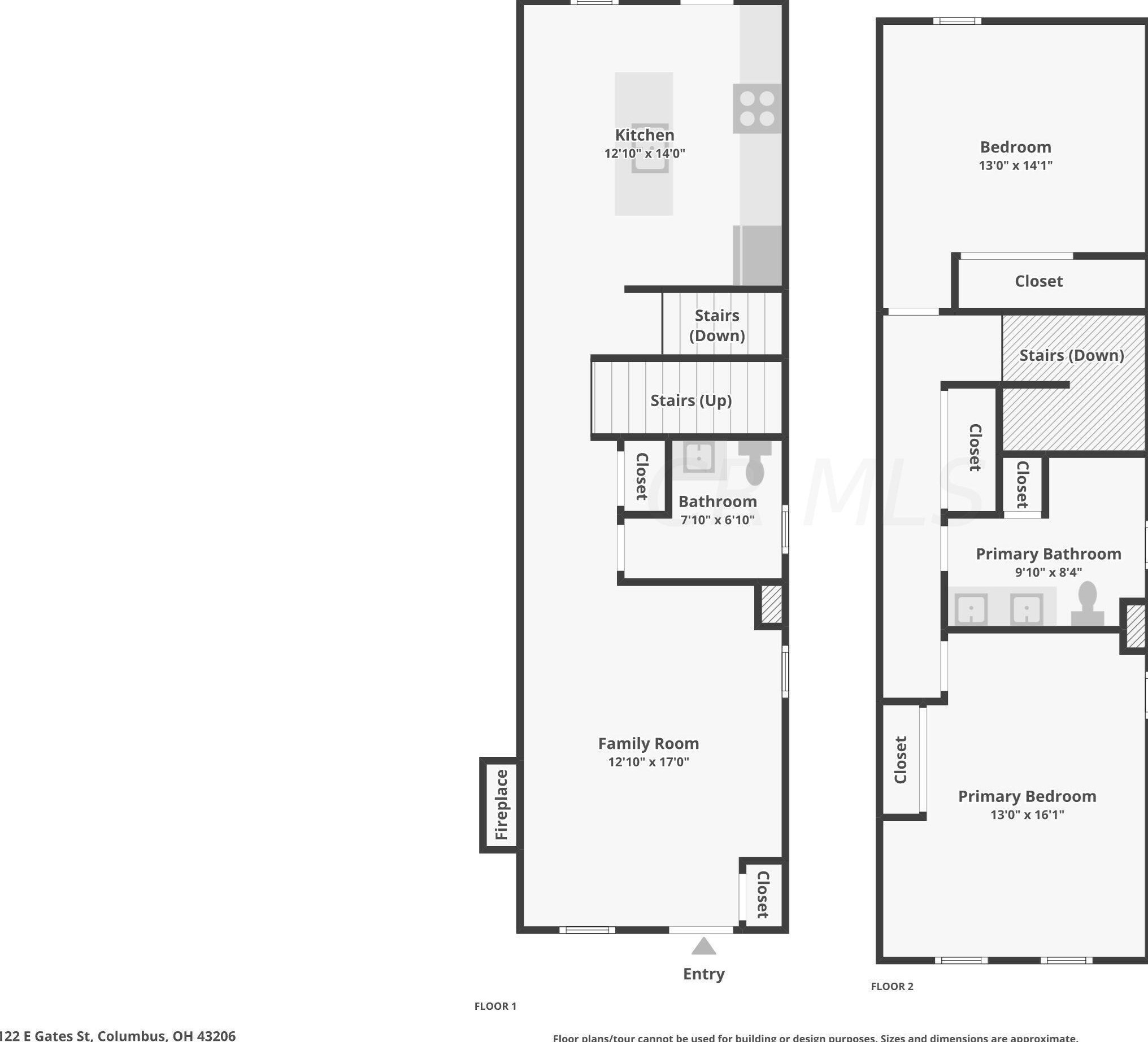 122 Gates St, Columbus OH  43206-3623 exterior