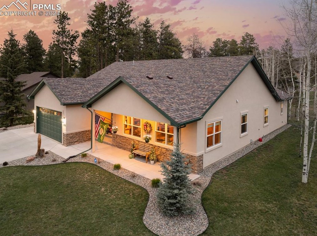 1175 Ptarmigan Dr, Woodland Park CO 80863-8004 exterior