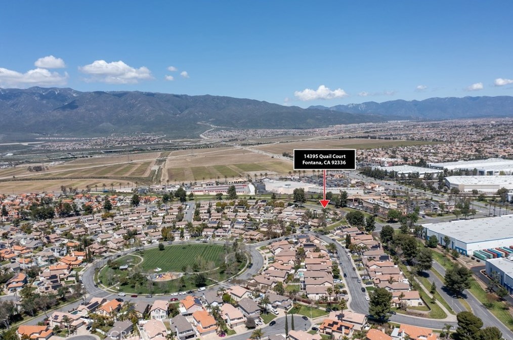 14395 Quail Ct, Fontana CA  92336-3625 exterior