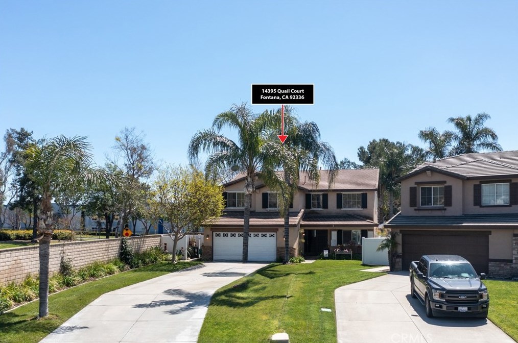 14395 Quail Ct, Fontana CA  92336-3625 exterior