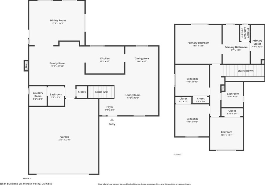 25511 Buckland Ln, Moreno Valley CA  92553-4832 exterior