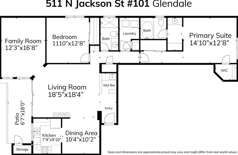 511 Jackson St, Glendale CA  91206-3265 exterior
