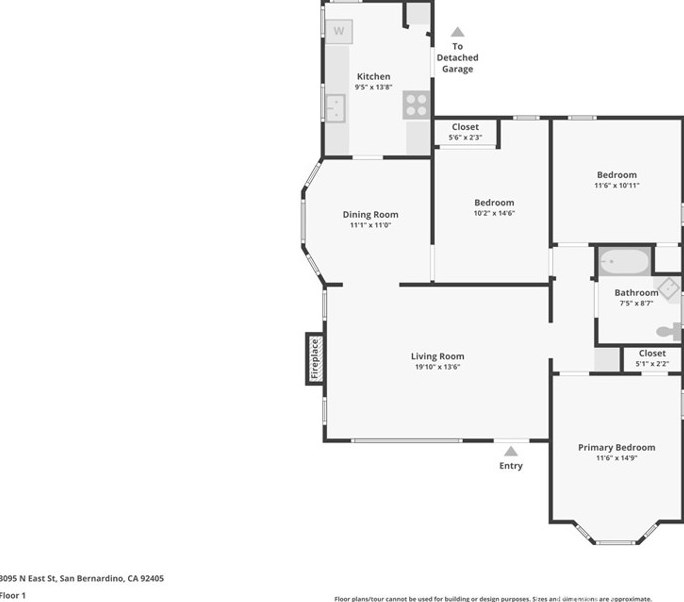 3095 E St, San Bernardino CA  92405-2649 exterior