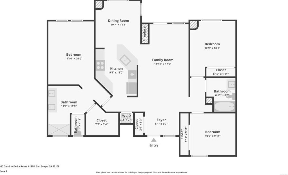 640 Camino De La Reina, San Diego CA  92108-3200 exterior