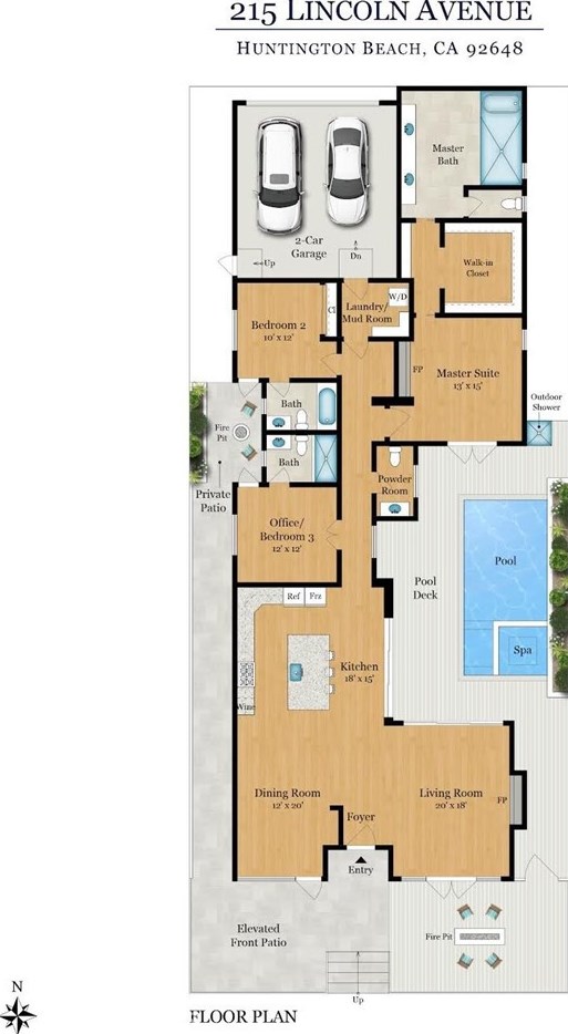 215 Lincoln Ave, Huntington Beach CA  92648-3505 exterior