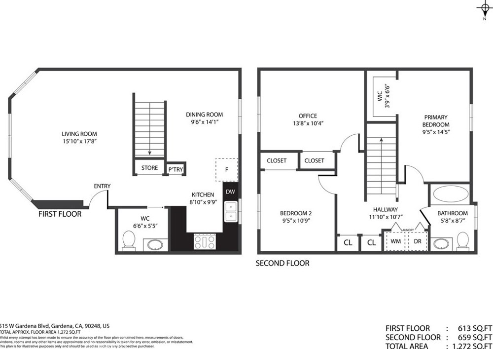 515 Gardena Blvd, Gardena CA  90248-2629 exterior