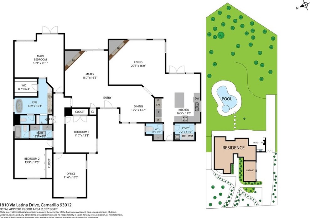 1810 Via Latina Dr, Camarillo CA  93012-8826 exterior