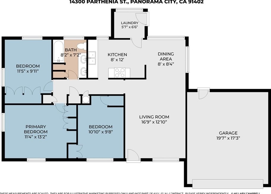 14300 Parthenia St, Van Nuys CA  91402-3209 exterior