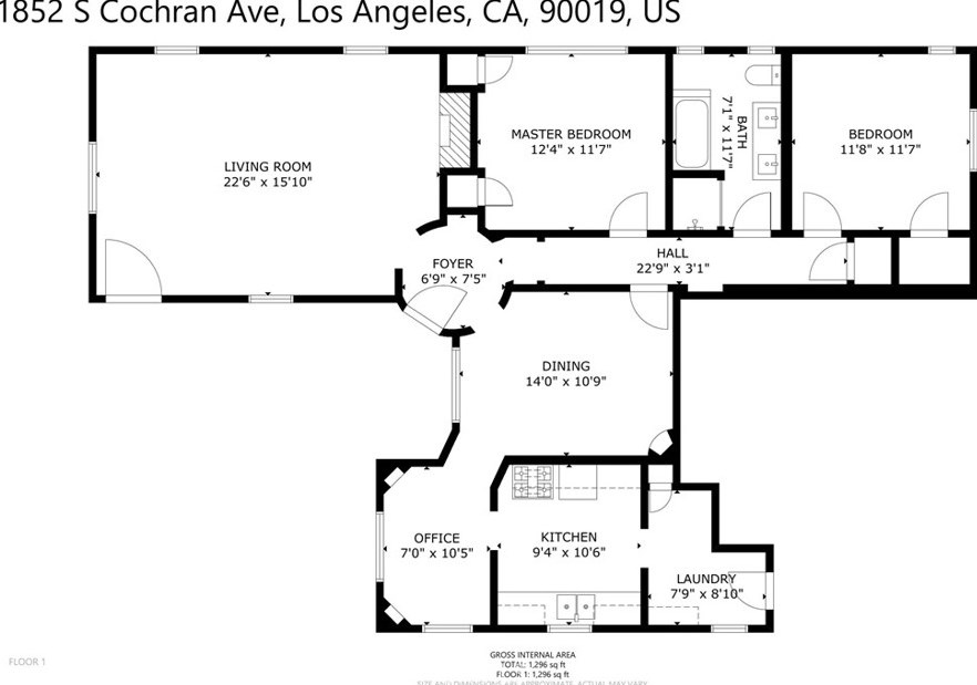 1852 Cochran Ave, Los Angeles CA  90019-5218 exterior